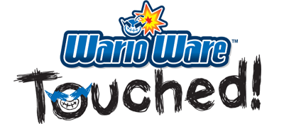 Wario Ware Touched title screen for Nintendo DS